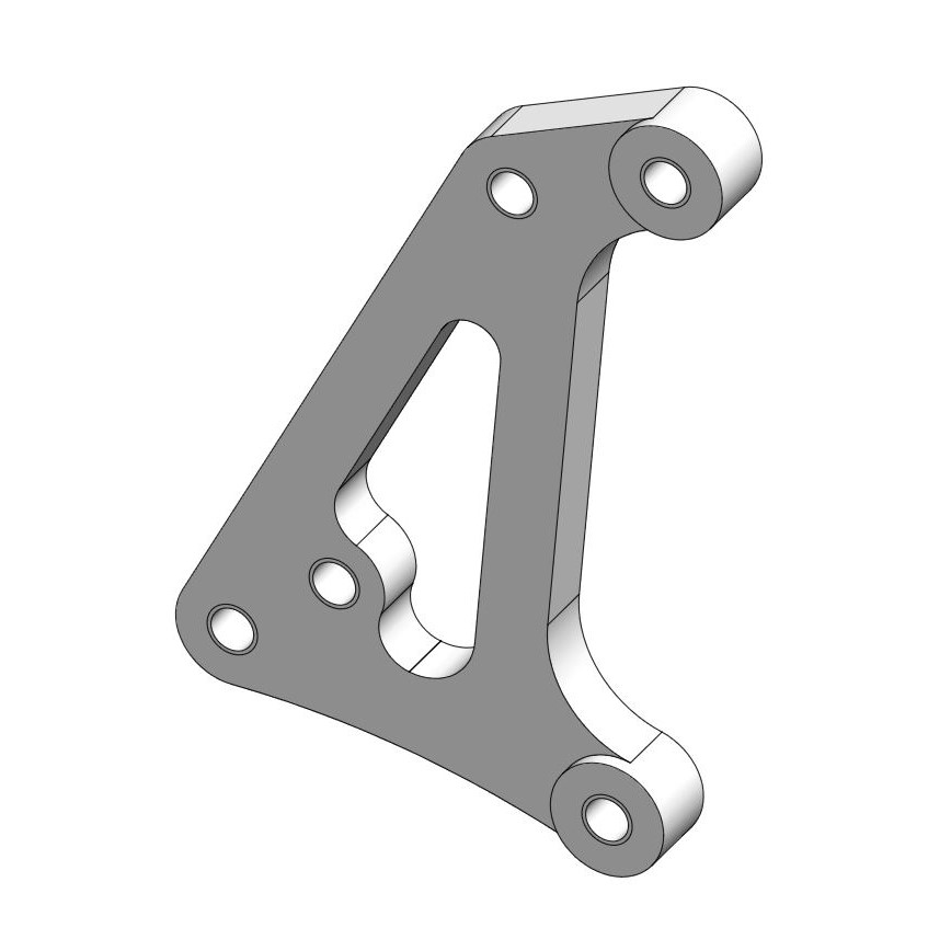 Moto-Master : Supermoto Racing adapter | Front | For Ø320mm | GasGas, Rieju