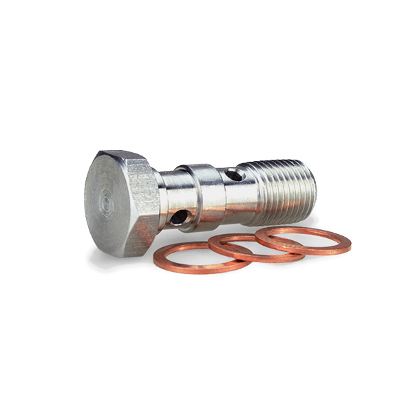 Moto-Master : Double banjo bolt | M10x1.00 | Incl. 3 washers