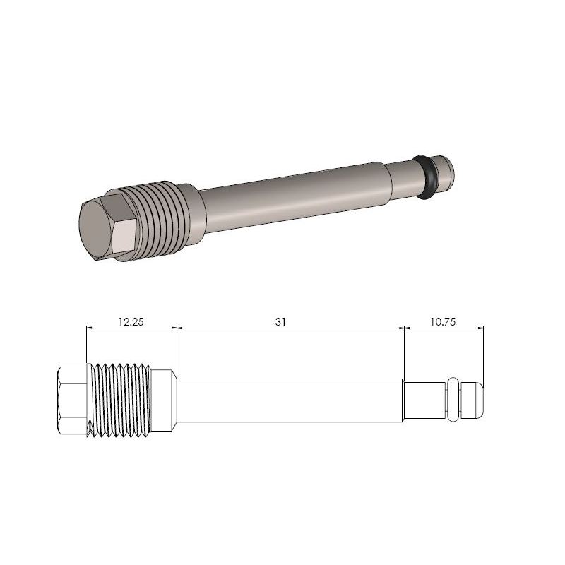 Moto-Master : Brake pad pin