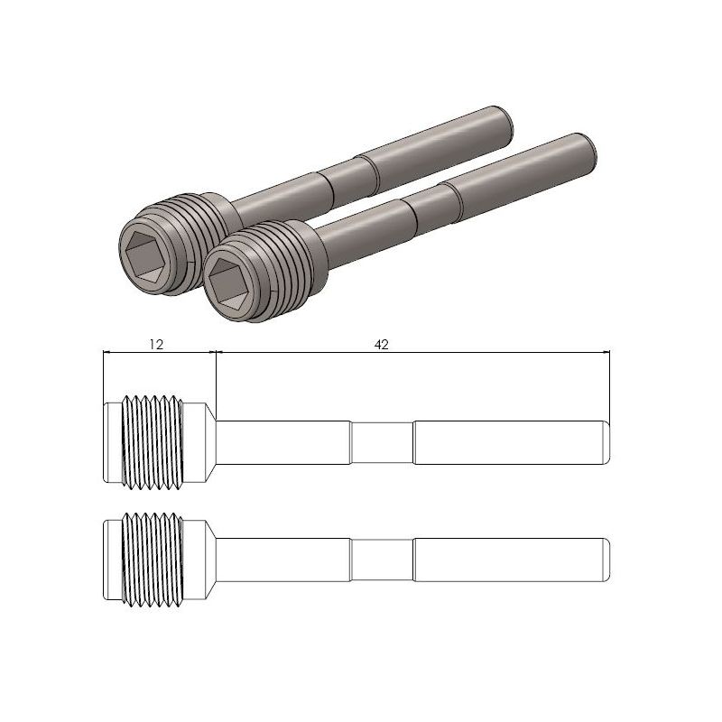 Moto-Master : Brake pad pin