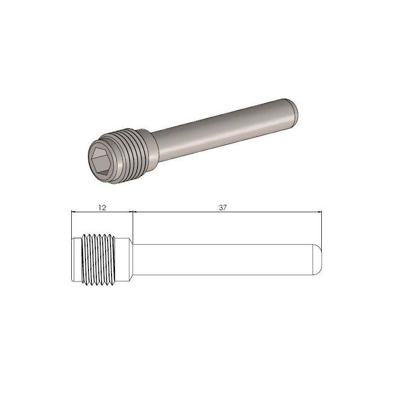 Moto-Master brake pad pin