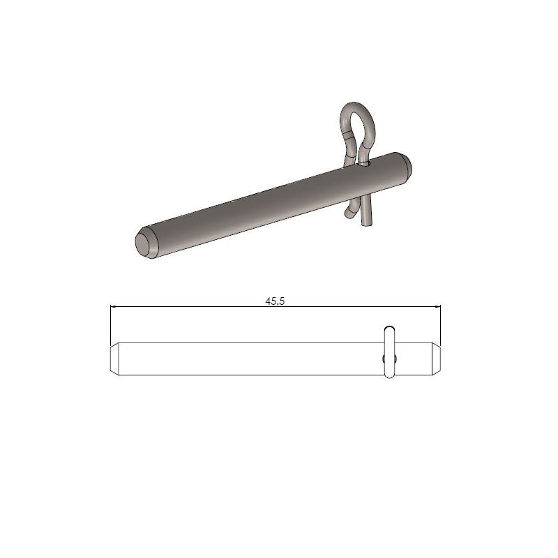 Moto-Master : Brake pad pin