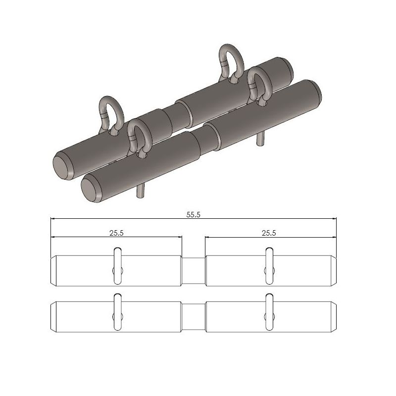 Moto-Master brake pad pin