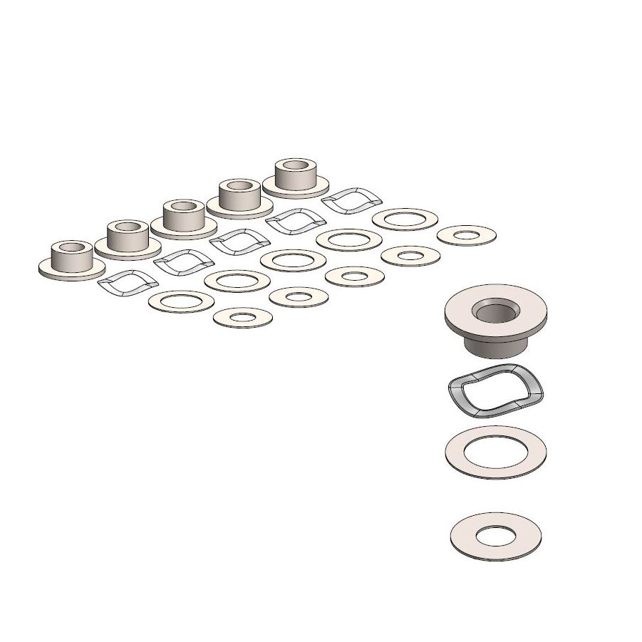 Moto-Master : Fitting kit | Bolt-on | 5.0mm | BMW: <-12/2007