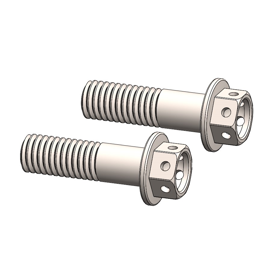 Moto-Master : Adapter bolt set | M8x27,5 | Race drilled