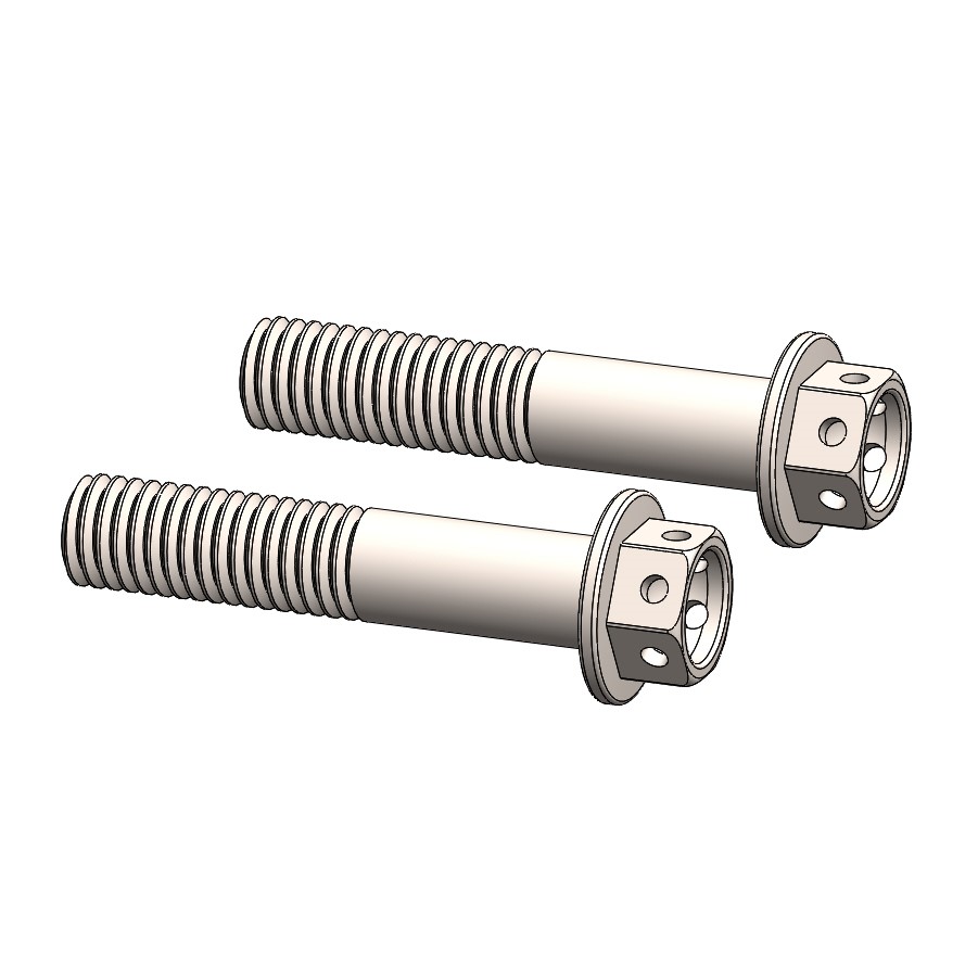 Adapter bolt set: Race-drilled (M8x40)