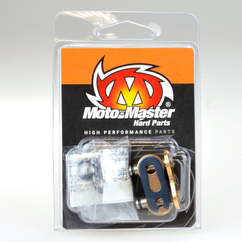 Moto-Master chain:  Rivet link GPXN-520, Gold