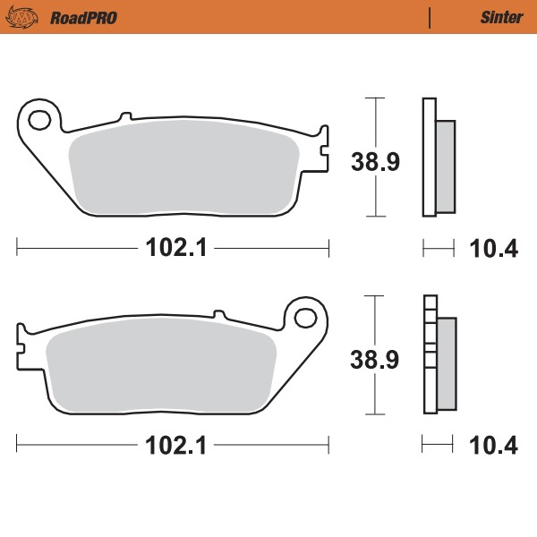 Moto-Master : Brake pad RoadPro | Scooter