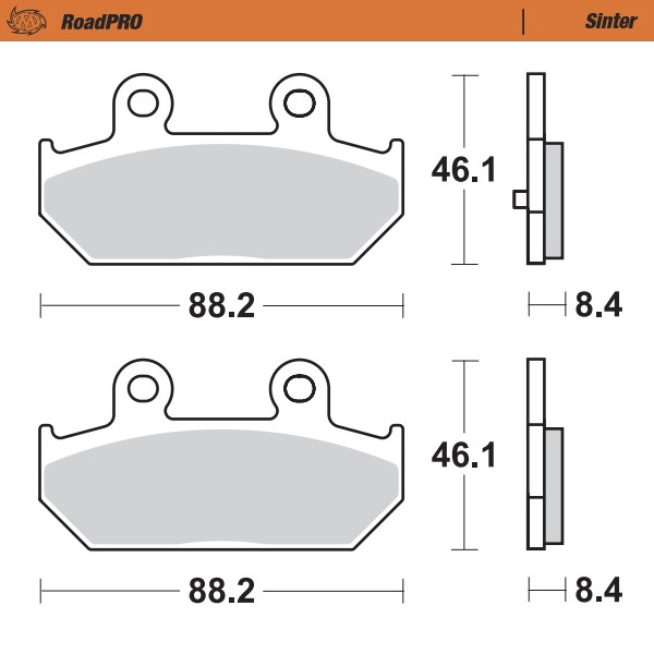 Moto-Master : Brake pad RoadPro | Scooter