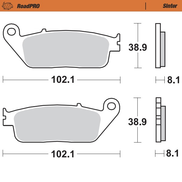 Moto-Master : Brake pad RoadPro | Scooter
