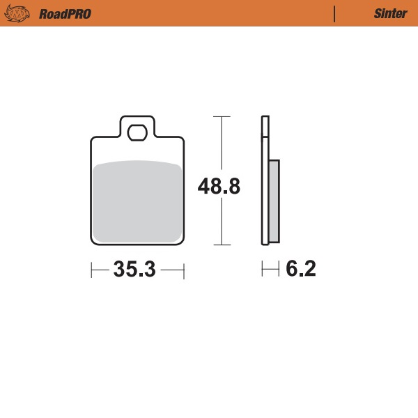 Moto-Master : Brake pad RoadPro | Scooter