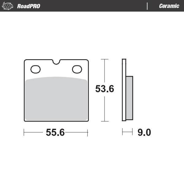 Moto-Master : Brake pad RoadPro | Ceramic
