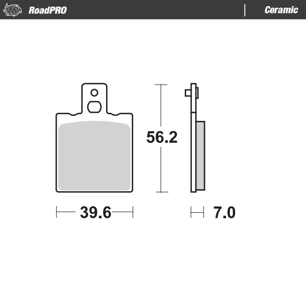 Moto-Master :  Brake pad RoadPRO Ceramic