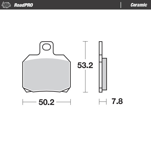 Moto-Master : Brake pad RoadPro | Ceramic