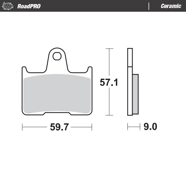 Moto-Master: Brake pad RoadPro | Ceramic