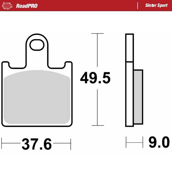 Moto-Master : Brake pad RoadPro | Sinter Sport
