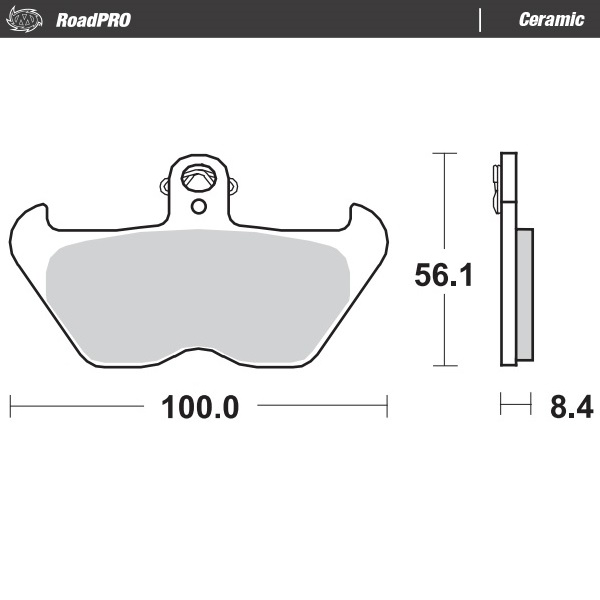 Moto-Master : Brake pad RoadPro | Ceramic