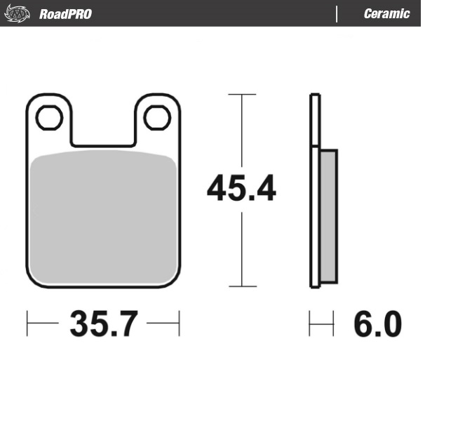 Moto-Master : Brake pad RoadPro | Ceramic