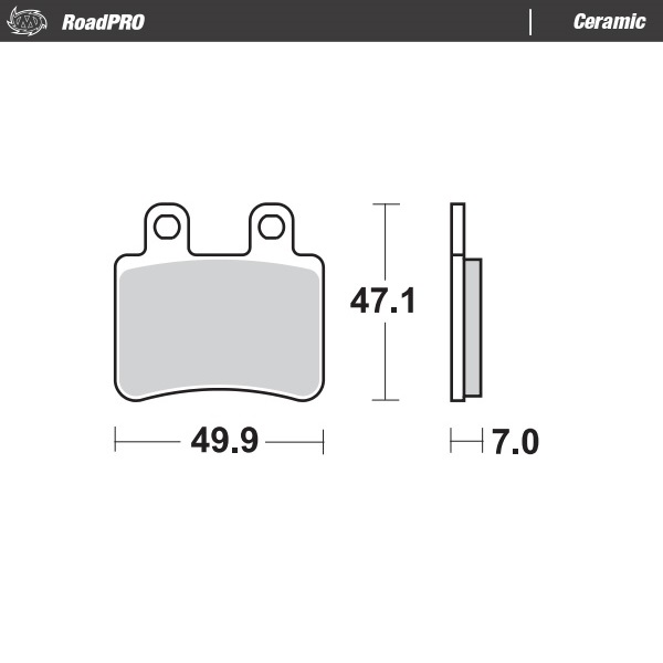 Moto-Master : Brake pad RoadPro | Ceramic