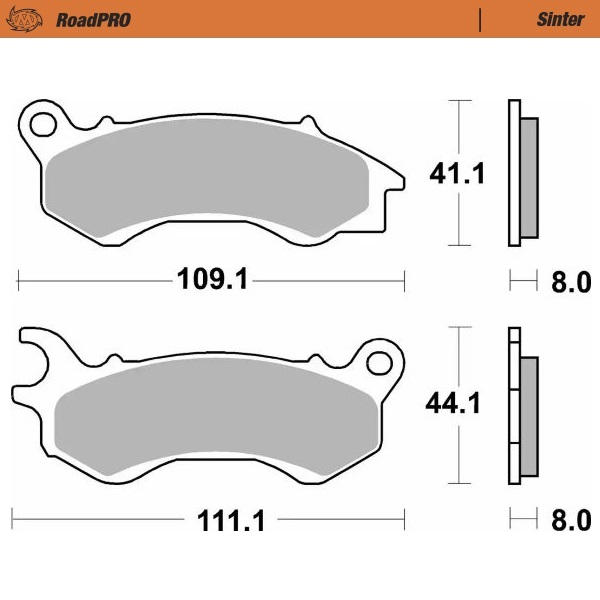 Moto-Master: Brake pad RoadPro | Scooter