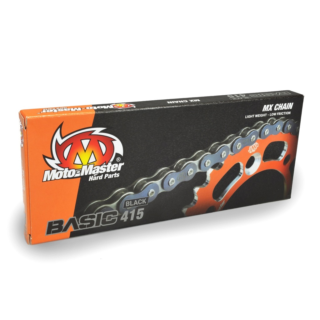 Moto-Master : MX chain | Basic-415 | Non-sealed | 134 links | Black