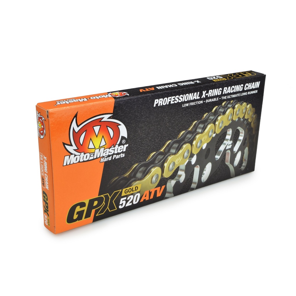 Moto-Master chain:  GPX-520G ATV (98 links, with clip)