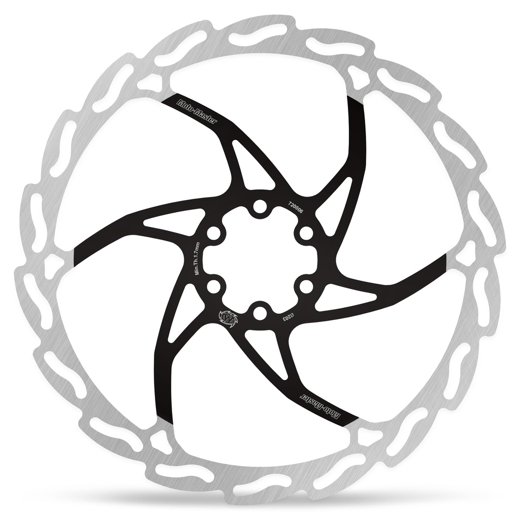 Bicycle Flame Disc 203x2,0x16,5mm (black lacquered center)