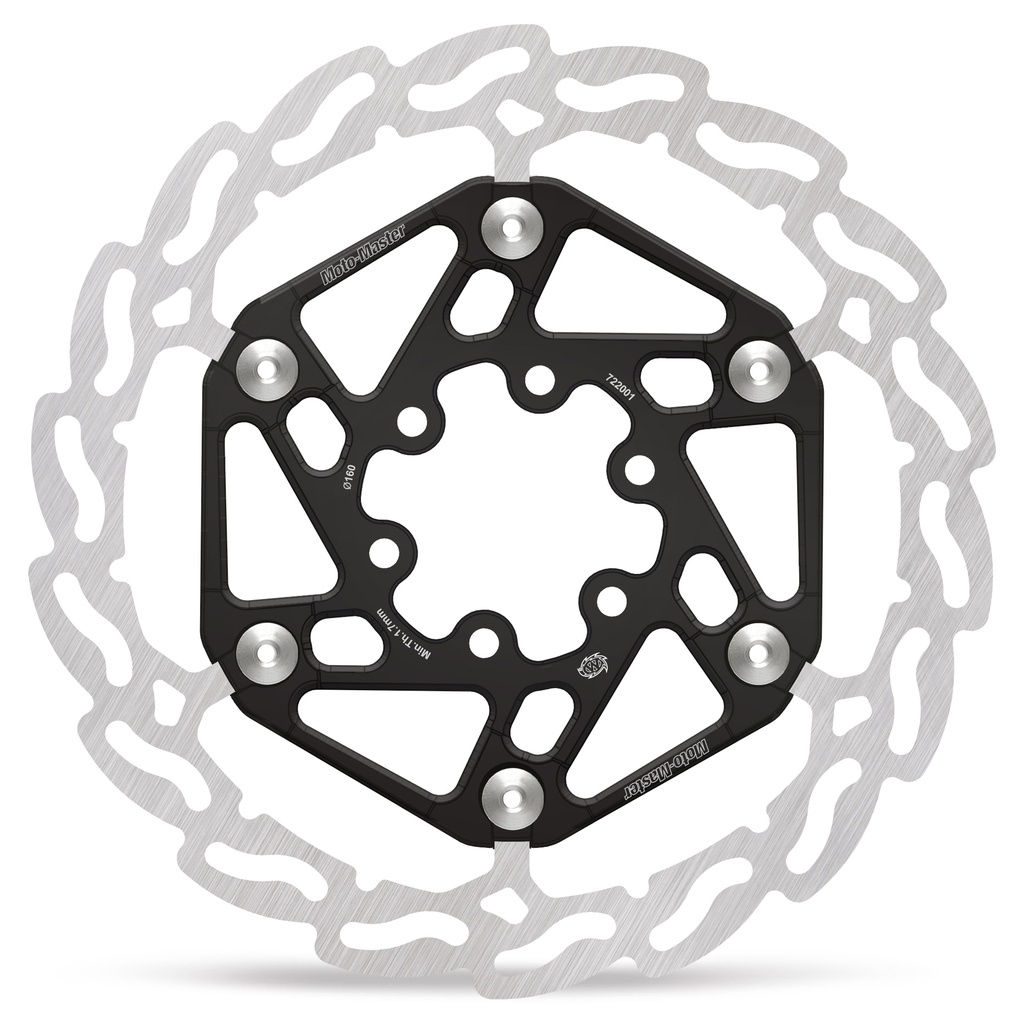 Moto-Master : Flame Bicycle disc | Floating | Bolt-on | Ø160x2.0mm