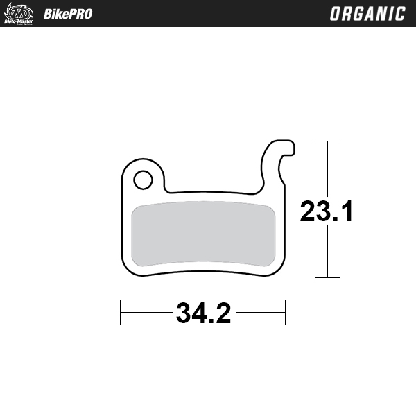 Moto-Master :  Brake pad bicycle Organic: Shimano A type