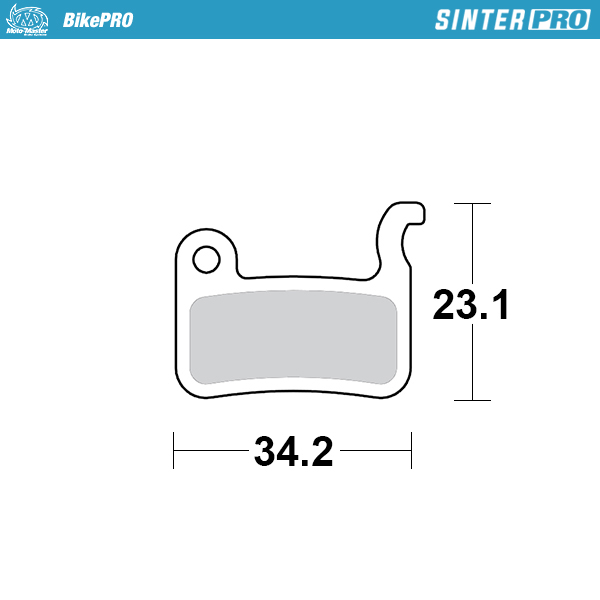 Moto-Master: Brake pad Bicycle | Sinter Pro | Shimano: A type