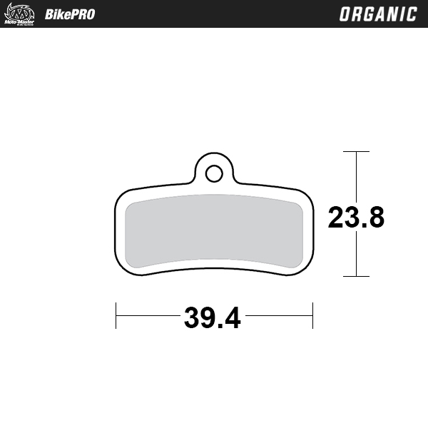 Brake pad bicycle Organic: Shimano D type