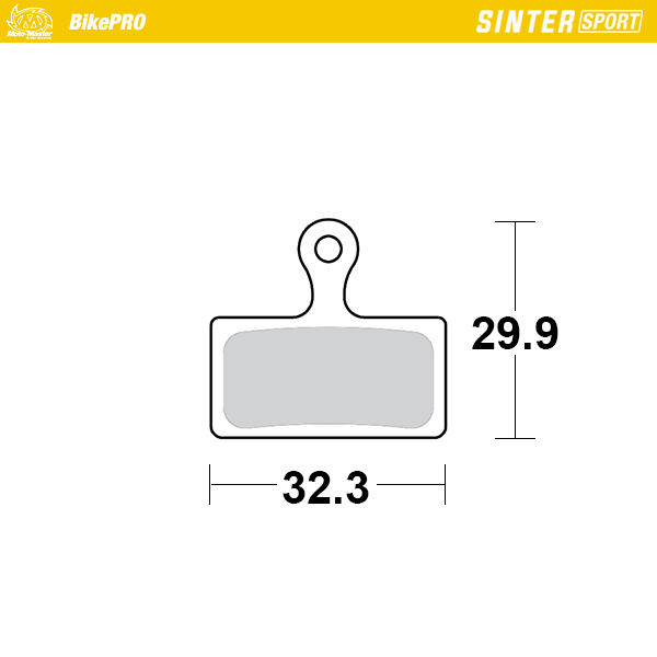 Moto-Master: Brake pad Bicycle | Sinter Sport | Shimano: G type