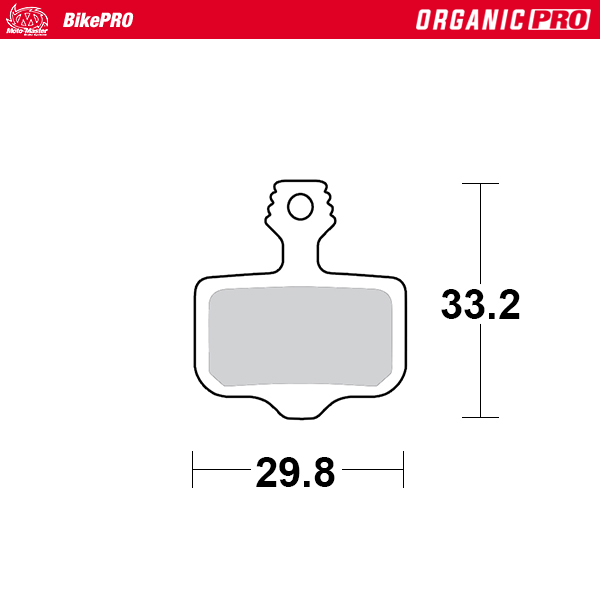 Brake pad bicycle Organic Pro: Avid 2-piston