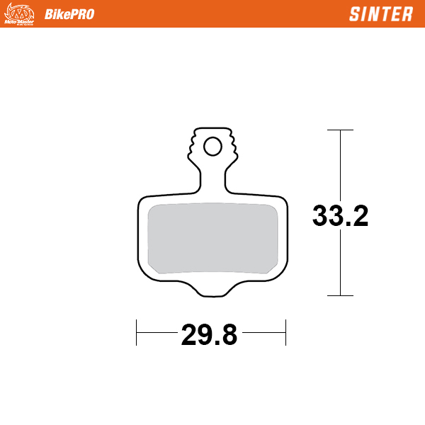 Brake pad bicycle Sinter: Avid 2-piston