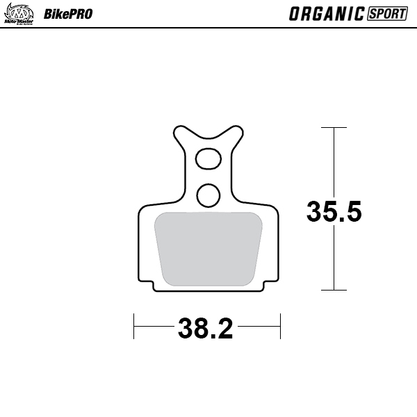 Brake pad bicycle Organic Sport: Formula C1,Cura,Cure-E, Mega, R1, R1R, Rx, RO, ROR, The One