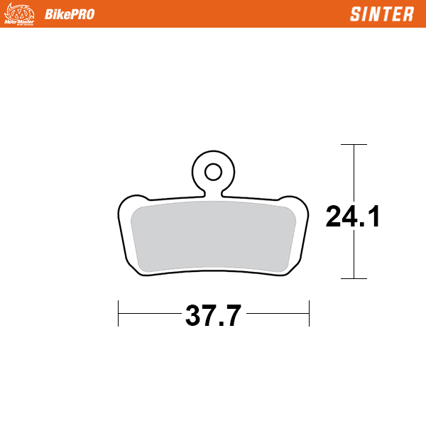 Brake pad bicycle Sinter: Avid, Sram 4-piston