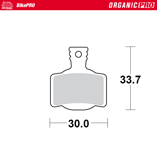 Brake pad bicycle Organic Pro: Magura MT 2, 4, 6, 8, Sport, Trail