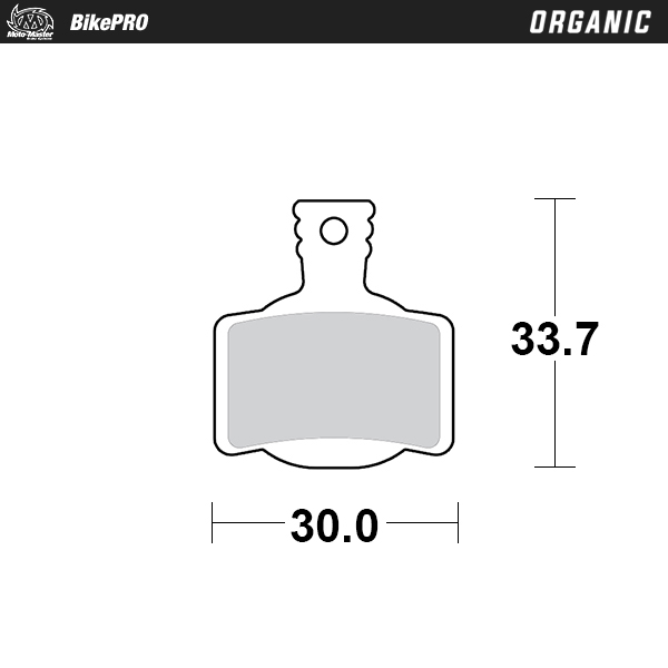 Brake pad bicycle Organic: Magura MT 2, 4, 6, 8, Sport, Trail