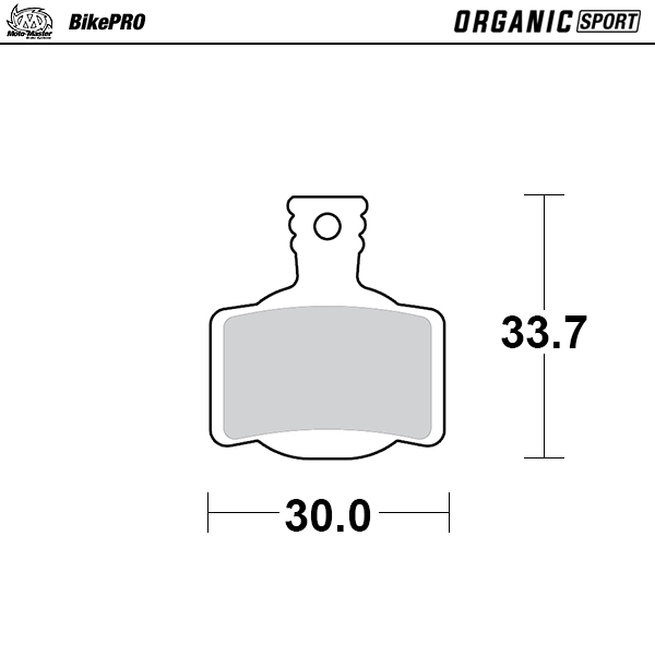 Brake pad bicycle Organic Sport: Magura MT 2, 4, 6, 8, Sport, Trail