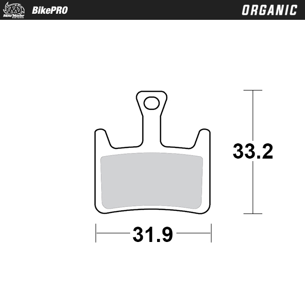 Brake pad bicycle Organic: Hayes Prime