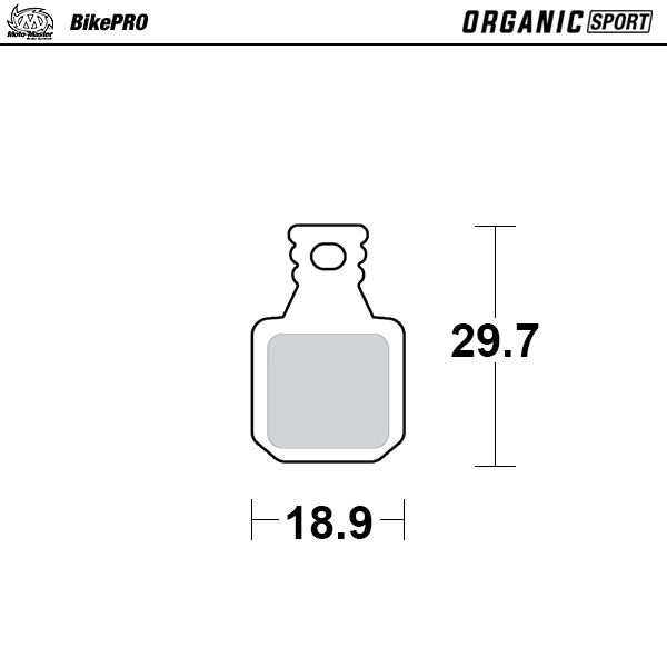 Moto-Master :  Brake pad bicycle Organic Sport: Magura