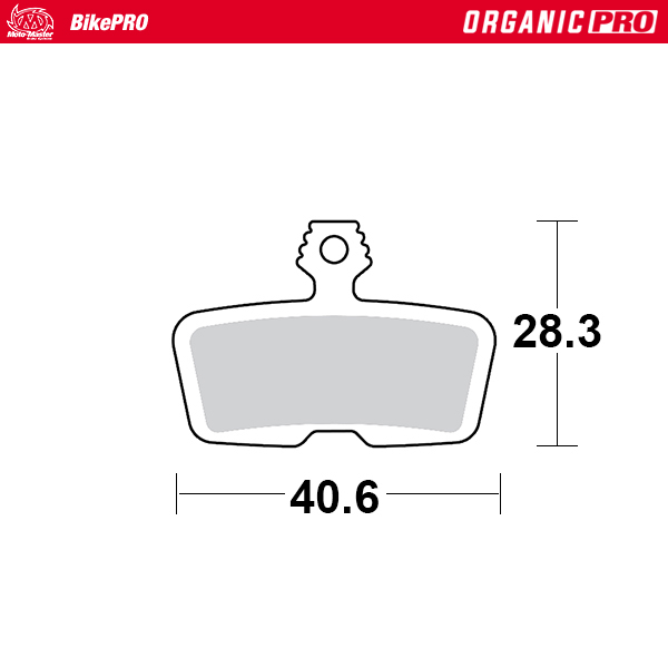 Moto-Master :  Brake pad bicycle Organic Pro: Avid Code R, Sram Guide RE