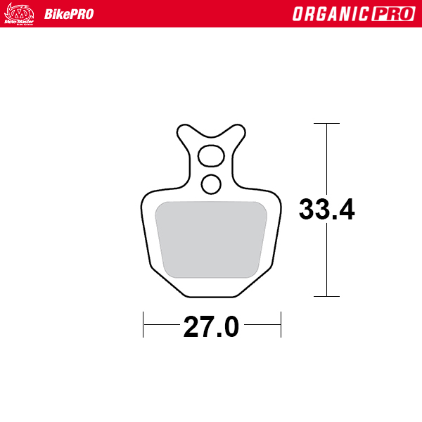 Moto-Master : Brake pad Bicycle | Organic Pro | Formula: ORO