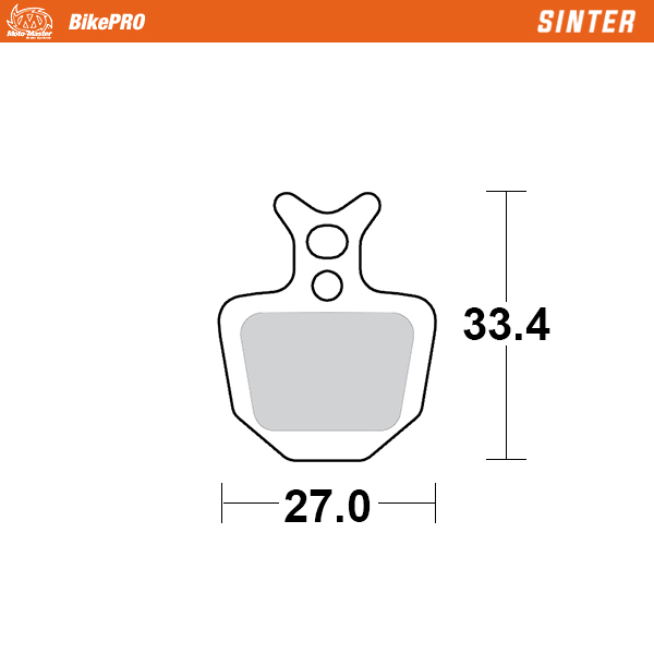 Brake pad bicycle Sinter: Formula ORO