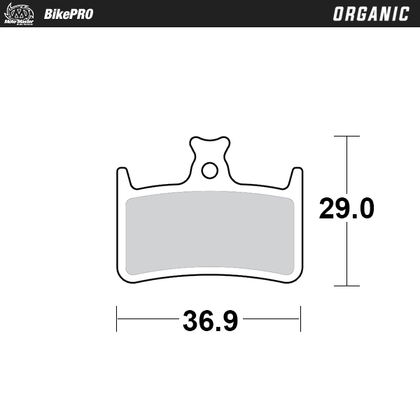 Brake pad bicycle Organic: Hope E4, M4, RX4