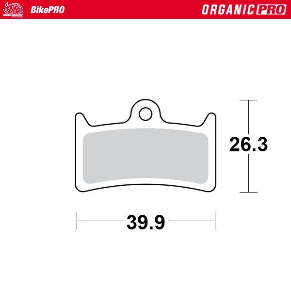 Brake pad bicycle Organic Pro: Hope V4