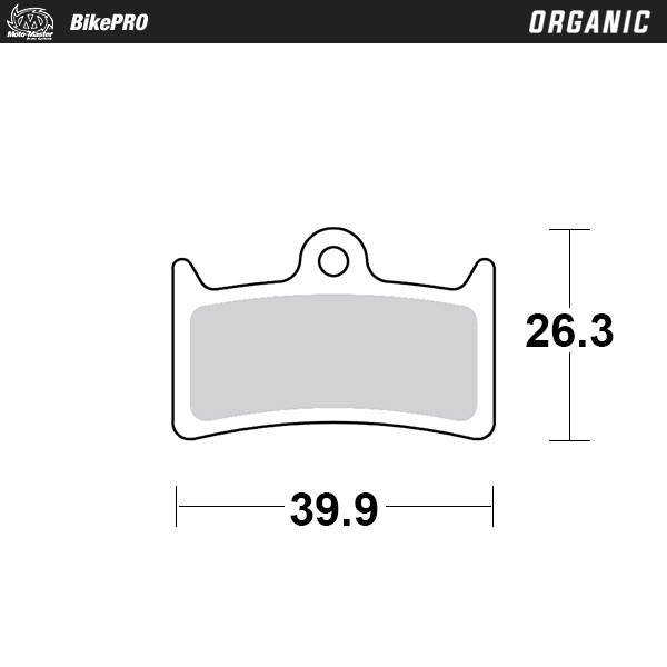 Brake pad bicycle Organic: Hope V4