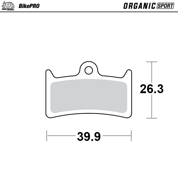 Moto-Master: Brake pad Bicycle | Organic Sport | Hope
