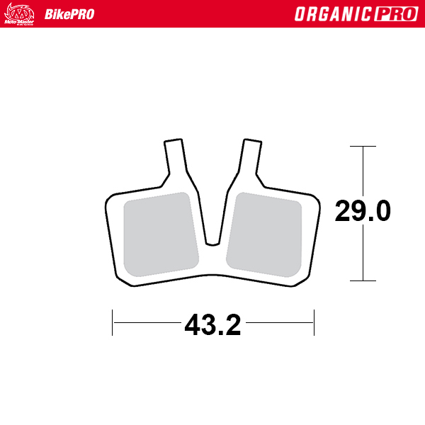 Moto-Master: Brake pad Bicycle | Organic Pro | Magura: MT5, MT7