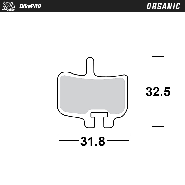 Brake pad bicycle Organic: Hayes